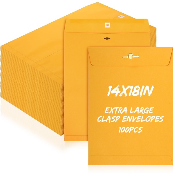 Fullhawl Extra Large Mailing Clasp Envelopes Jumbo Kraft Catalog Manila