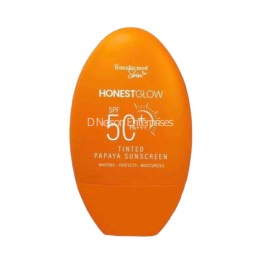 Transformed Skin Honest Glow Tinted Papaya Sunscreen SPF 50 PA+++, 50g