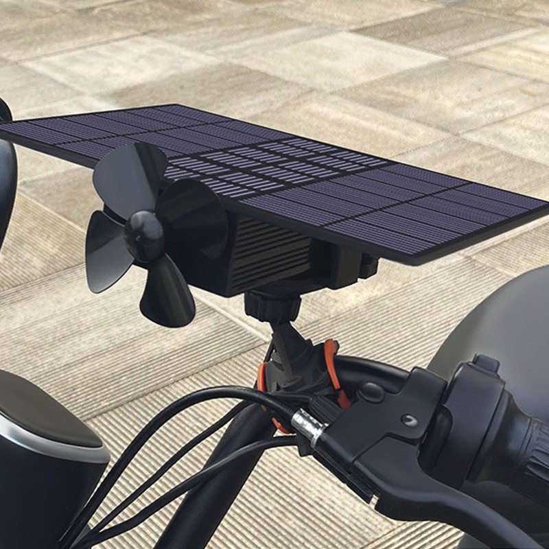 Solar Wind Power Generator Aluminum Alloy Electric Bike Range Extending
