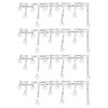 4Pcs Crystal Claw Chain Trimming Fringe Simulation Diamond Chain for