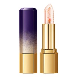 Lápiz Labial Petal Jelly Que Cambia De Color Dorado Translúc Multicolor