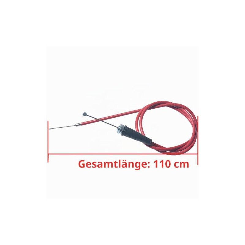 Red 22mm Handlebar Grip Throttle Cable for Pit Bike Dirt