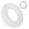 Topnorm24 - Washers Plastic White M8-50 Pieces DIN 125 Form