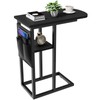 eiskah C Table End Table with Side Pocket, Couch C