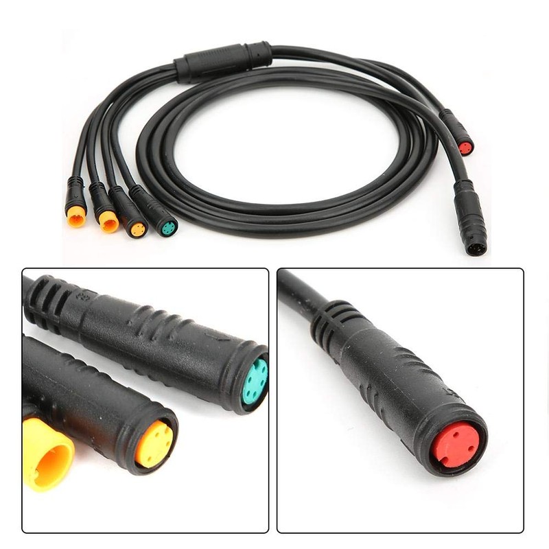 Bicycle Cable, Waterproof 1 for 5 Integrated Bicycle Cable with