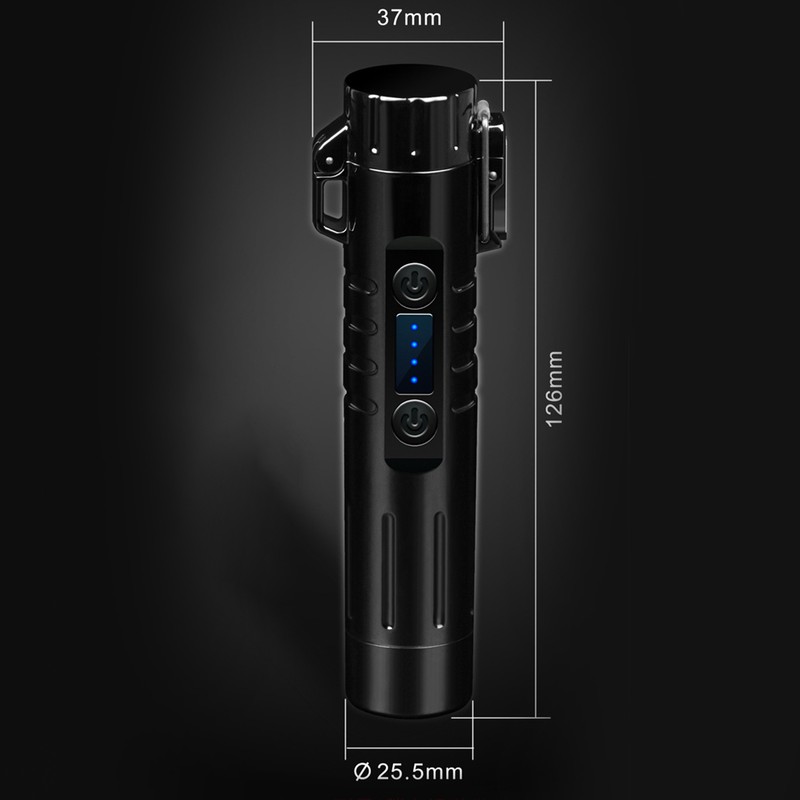 Shaver Automatic Personality Gift Rechargeable Multifunction Lighter Beard Trimmer Red