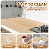 Drawer Shelf Liner for Kitchen Cabinets Non-Adhesive, Non Slip Shelf