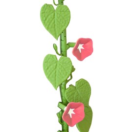Morning Glory Refrigerator Magnets – 3D Printed Climbing Vine Plant, DIY Decorative Fridge Magnets for Kitchen Office, Articulating Stems (1)