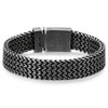 Masculine and Sturdy Mens Steel Oxidized Old Metal Wide Franco