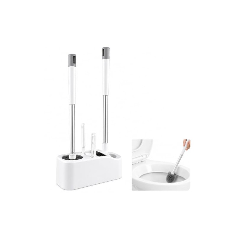 4 En 1 Cepillo para Baño, Cepillo para Taza de