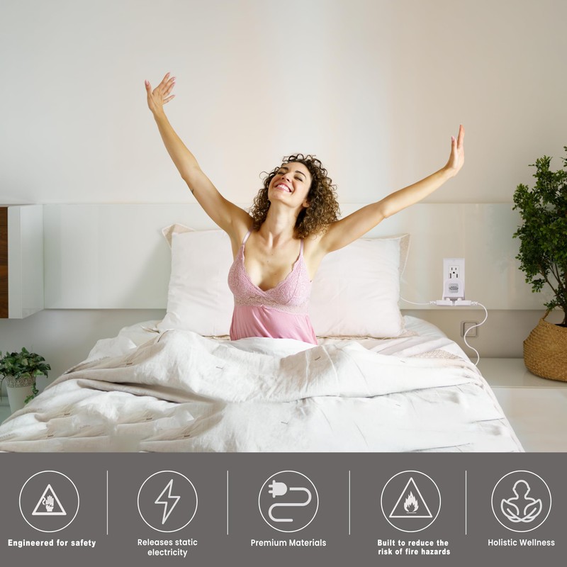 ZenEarth Grounding Plug Adapter for Earthing - ESD Control -