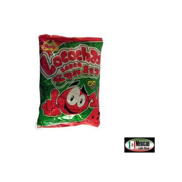 Beny Locochas sandia (Watermelon flavor hard candy with chili center)  60-ct bag