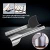 ZJchao Half-Round Punch Cutter, 7pcs DIY Leather Carft Belt End
