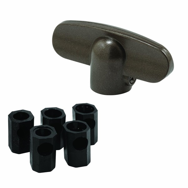 PRIME-LINE Prime-Line H 3893 Universal, Satin Bronze, Tee-Crank Casement Window