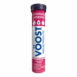 VÖOST Hydrate + Energy Raspberry Burst 12 Effervescent Tablets