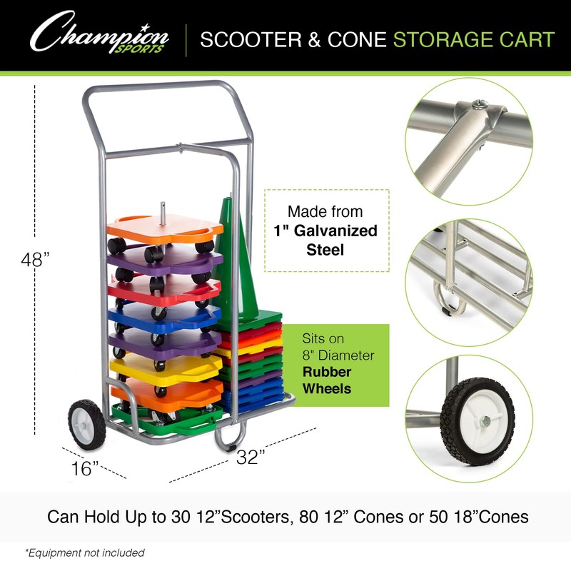 Champion Sports SC036 Scooter Storage Cart