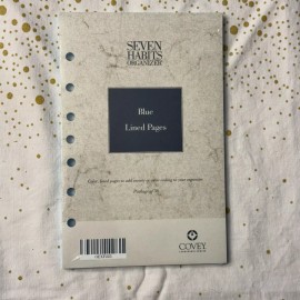 Franklin Covey Classic Planner Refill Lined Pages 50 Sheets 5.5" x 8.5" U CHOOSE - Blue