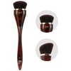 ACMEBEAUTY Angled Foundation Brush for Liquid Cream Blending, Brown, 1Pcs