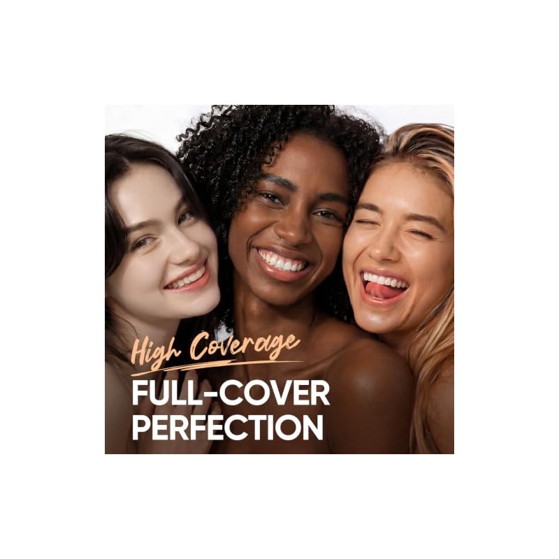 SKINTIFIC Cushion Base Maquillaje Ligero Cobertura Media, Ajuste Perfecto a