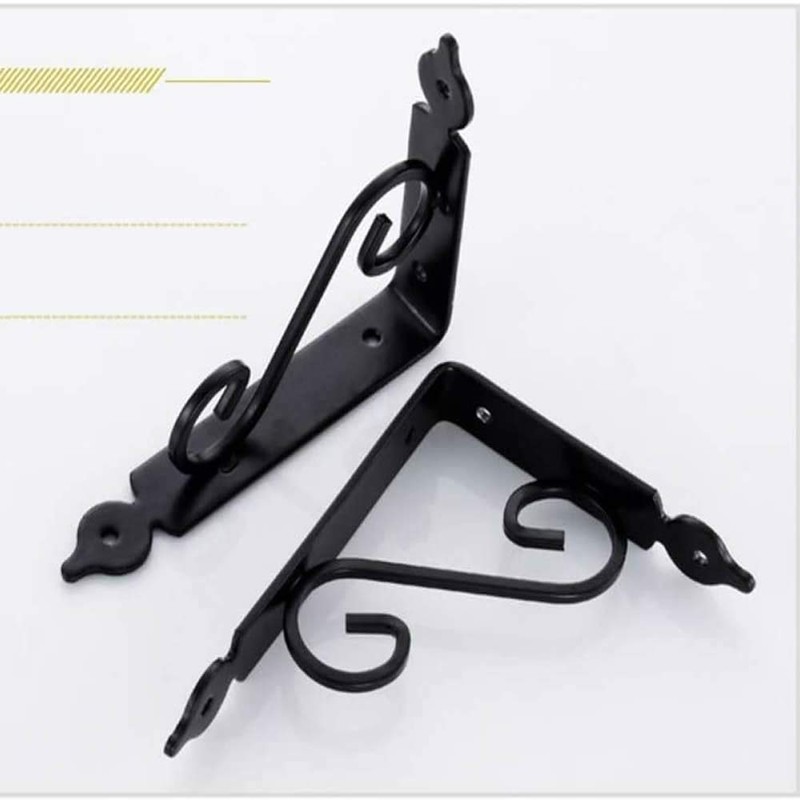 Youery 4-piece Shelf Brackets, Shelf Brackets, Heavy Duty Brackets, Shelf