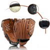 apott Brown Baseball Gloves 12.5 inch Right Hand Softball Glove
