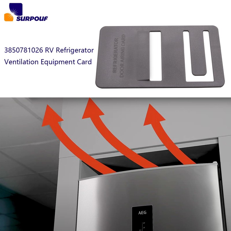 SURPOUF 2-Pcs 3850781026 RV Refrigerator Airing Device Card Fits for