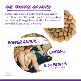 Imlak'esh Organics Sacha Inchi Super Seed Snack Organic Protein Omega 3 Vegan Gluten Free 2.25oz