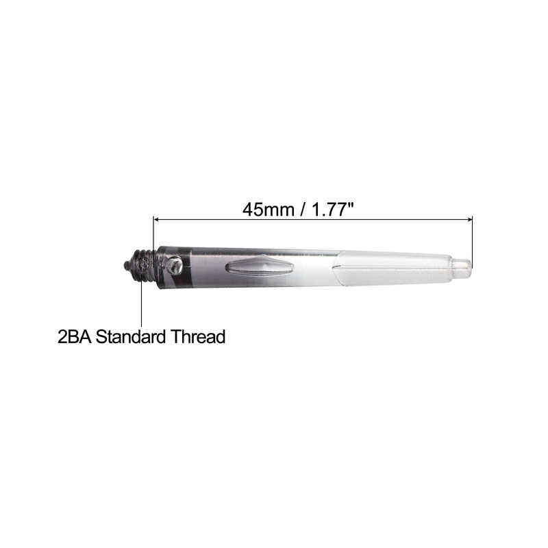 PATIKIL 45mm Dart Shafts, Medium 2BA Thread Nylon Dart Stems