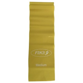 FitKit Resistance Exercise Band - 1.5M MEDIUM – Pilates, Yoga, Rehab, Stretching, Strength Training