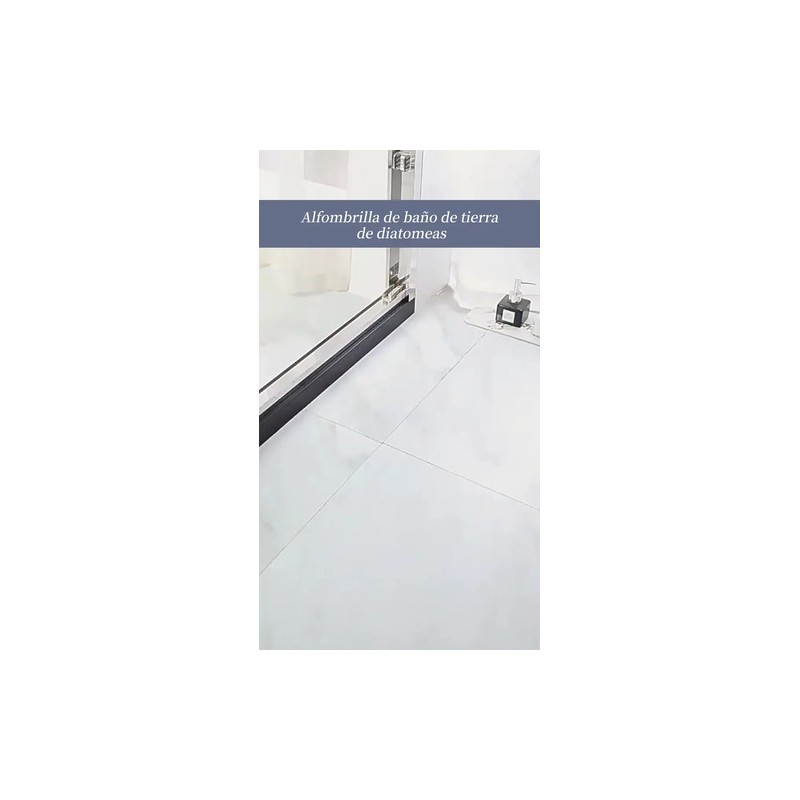 Tapetes Para Bano Antiderrapantes Absorbente Alfombrila Gris