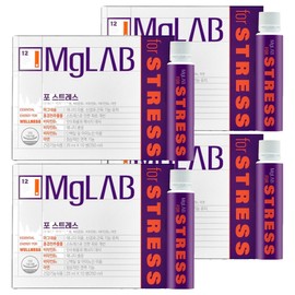 Maglab for Stress, 250ml, 4 pieces / 마그랩 포 스트레스, 250ml, 4개