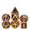 UDIXI Metal Dice Set, Metal DND Dice Set Rivet D&D