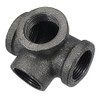 TuToy 1/2' 3/4' 1' 4 Way Pipe Fitting Malleable Iron