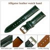 Handmade Crocodile Watch Strap, Quick Release, Alligator Leather Replacement Watch