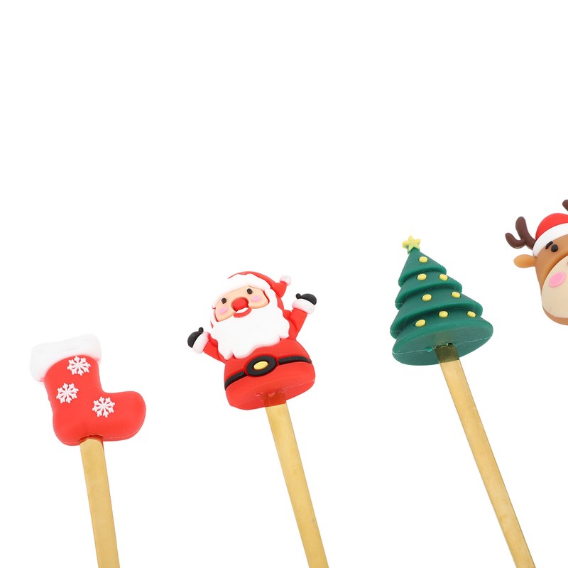 Christmas Spoons Forks Stainless Steel Cute Stylish Christmas Tableware Set