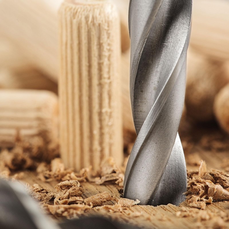PATIKIL 1/4x1 1/2" Wooden Dowel Pins, 100Pack Wood Dried Fluted