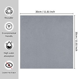 5PCS Thickened Magic Cleaning Cloth,30*30cm Highly Absorbent Lint Free Cloth,Super Soft Streak Free Magic Cleaning Cloth for Glass,Window, Mirrors,Car Kitchen,Bathrooms All-Purpose Microfiber Towels