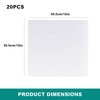 20PCS Transparency Blank Template Material,Clear Mylar Stencil Sheets,Acetate Sheets for