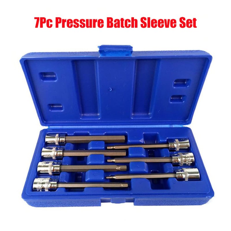 7 Pcs Extra Long Ball Ended Hex Socket Bit Set,