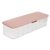 Operitacx Multi Compartment Cable Organizer Box Dustproof Cord Storage Case