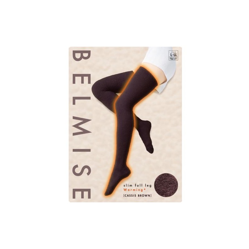 Bellmiss Slim Full Leg Warming+ Compression High Socks, Elastic Stockings,