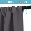 RYB HOME Blackout Curtains for Kitchen, Over Sink Privacy Curtains