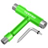 Vanpro All-In-One Skateboard Tool, Universal Carrying, Multi-functional Skateboard Maintenance, Allen