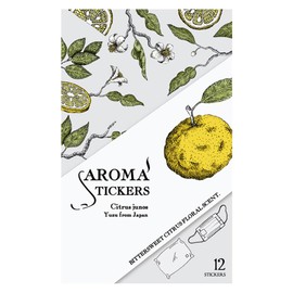 Aromastickers Aromastickers [Yuzu] on Masks, Pack of 12