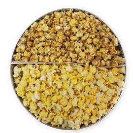 C.R. Frank Popcorn - Gourmet Popcorn Tin, 6.5 Gallon, Home for the Holidays (Butter and Caramel)