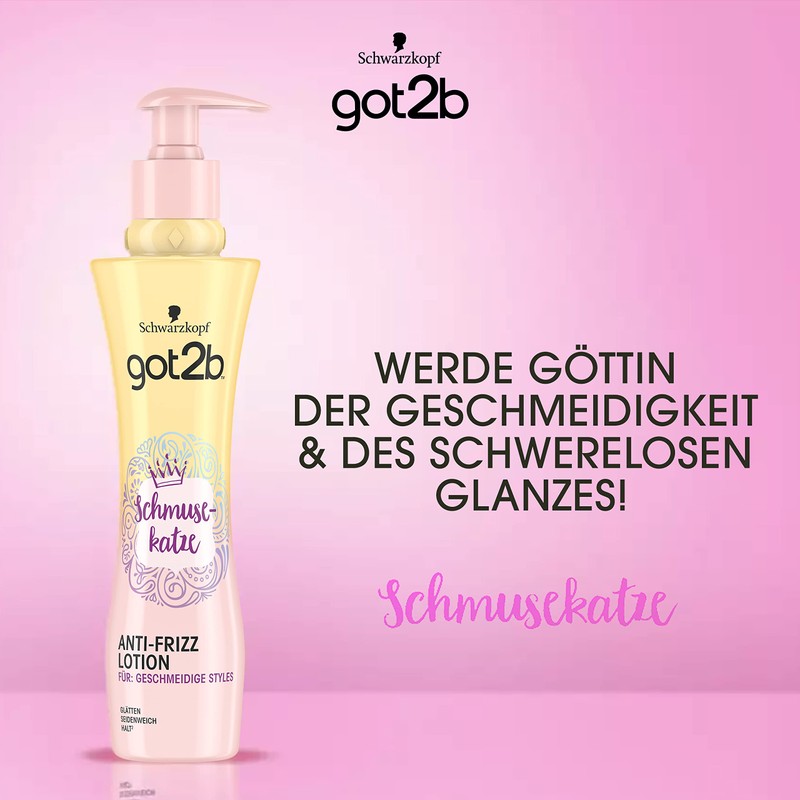 Schwarzkopf got2b “Cuddly Cat” Anti-Frizz Lotion (1 x 200 ml)