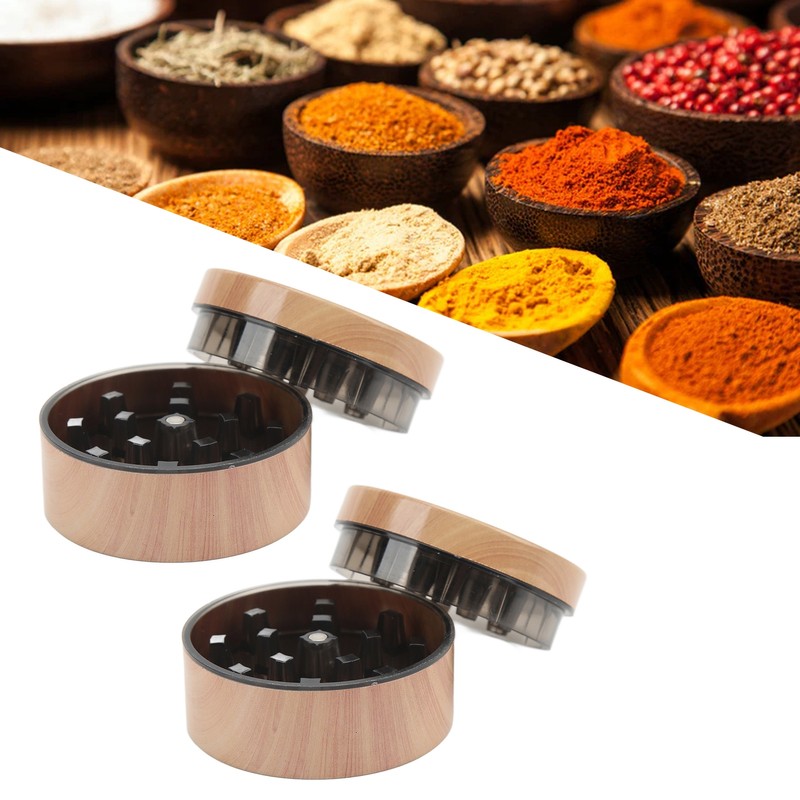 Manual Spice Grinder Mini Design Durable Metal ABS Portable Easy