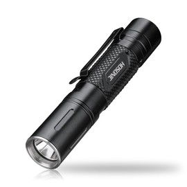 HOSONIC HD10 Rechargeable Tactical Flashlight, Small Flashlights Powerful with Clip, LED Super Bright Flash Light 5 Modes for Home Camping Emergencies