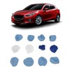 12pcs Car Polishing Pad Bonnet Set Strong Adsorbing Microfiber Synthetic