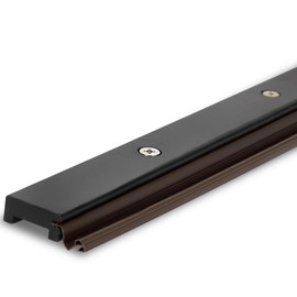 3' Adjustable Sill Cap for Therma-Tru Door,Sill Cap Threshold Replacement,Durable, Rot-Resistant, Wood-Grained Texture (Black Wood Composite),SCA4HU30SCA3MU30